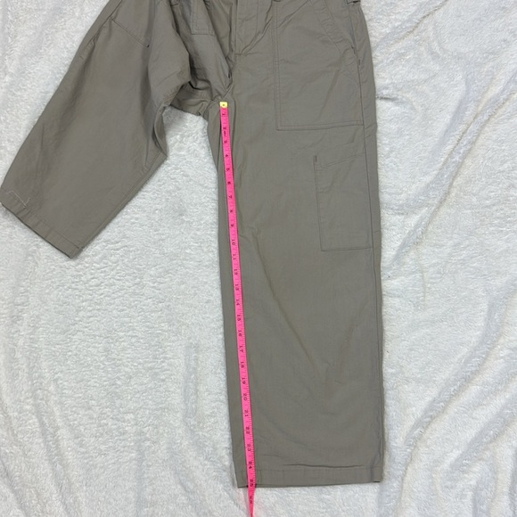 Agolde Tan Cropped Ankle wide leg pants - Picture 10 of 16